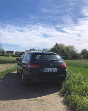 Peugeot 308 cena 28000 przebieg: 251366, rok produkcji 2016 z Gliwice małe 29